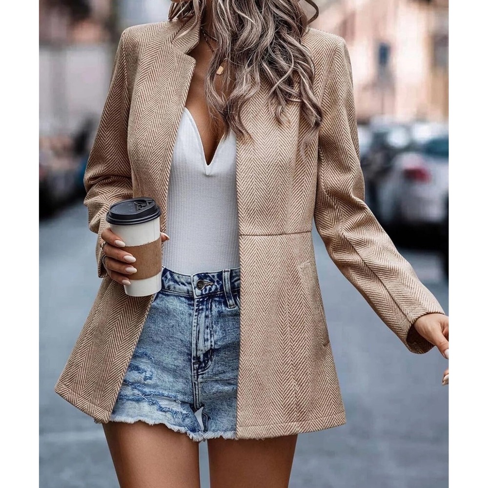 Women's Tan Blazer